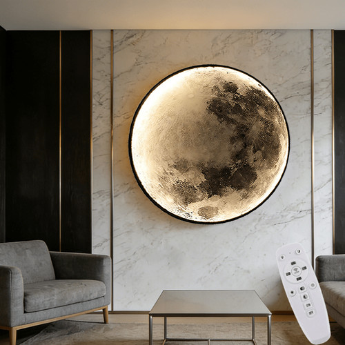 Dimmbar mond wandleuchte led - dimmbar,