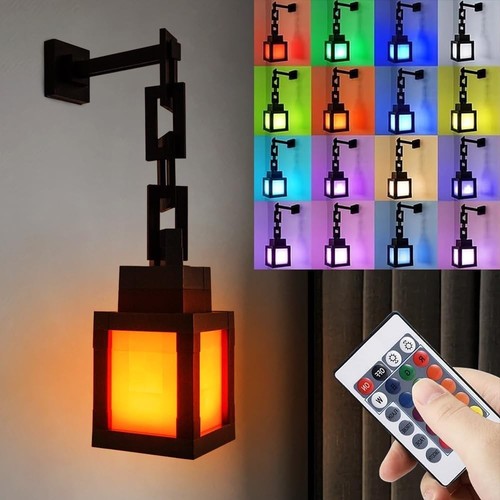 Pixelated lantern nachtlicht - pixelated,