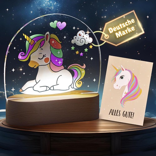 Led nachtlicht einhorn kinder - nachtlicht,
