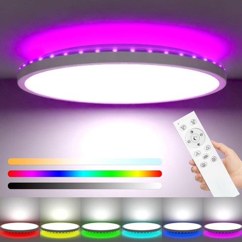 Deckenlampe 30cm dimmbar - dimmbar, rgb